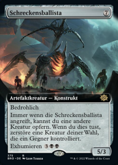 Terror Ballista (V.2) XBRO-375 Rare Excellent Deutsch