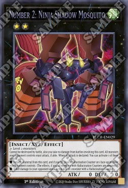 Number 2: Ninja Shadow Mosquito BLCR-029 Secret Rare Near Mint Englisch 1. Auflage