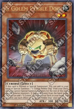 G-Golem Kieselhund BLCR-041 Ultra Rare Excellent Deutsch 1. Auflage