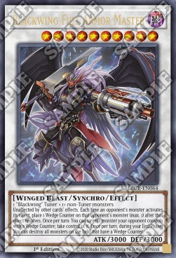 Schwarzflügel-Panzermeister BLCR-064 Ultra Rare Near Mint Deutsch 1. Auflage