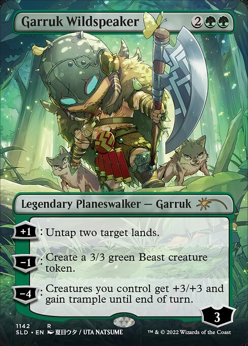 Garruk Wildspeaker SLDLILR-1142 Rare Near Mint Englisch Foil