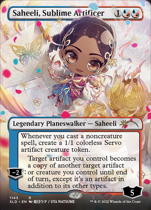 Saheeli, Sublime Artificer SLDLILR-1143 Rare Near Mint Englisch
