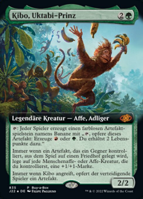 Kibo, Uktabi-Prinz REL-835 Mythic Excellent Deutsch Foil