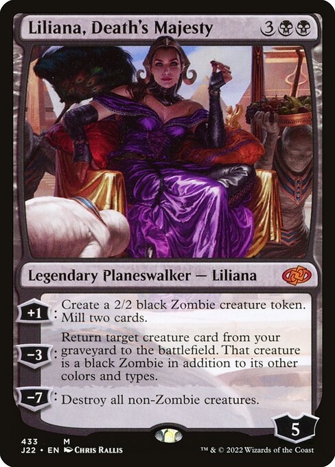 Liliana, Regentin des Todes J22-433 Mythic Near Mint Englisch