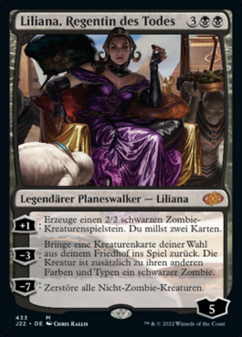 Liliana, Regentin des Todes J22-433 Mythic Near Mint Deutsch