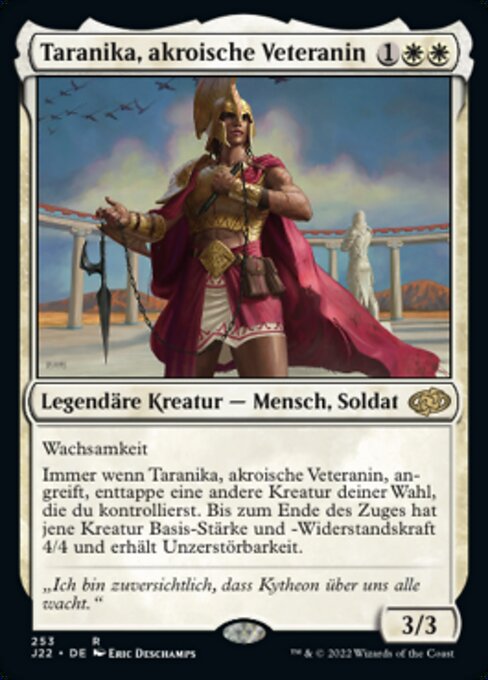 Taranika, akroische Veteranin J22-253 Rare Excellent Deutsch