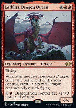 Lathliss, Königin der Drachen J22-566 Rare Near Mint Englisch