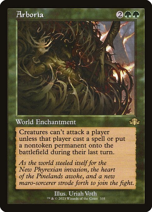 Arboria XDMR-335 Rare Excellent Englisch Foil