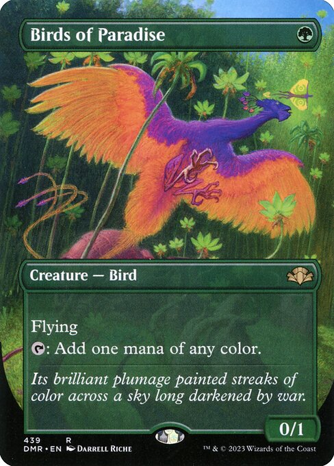 Birds of Paradise XDMR-439 Rare Near Mint Englisch