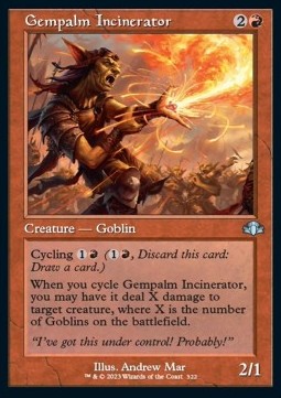 Gempalm Incinerator XDMR-322 Uncommon Good Englisch Foil
