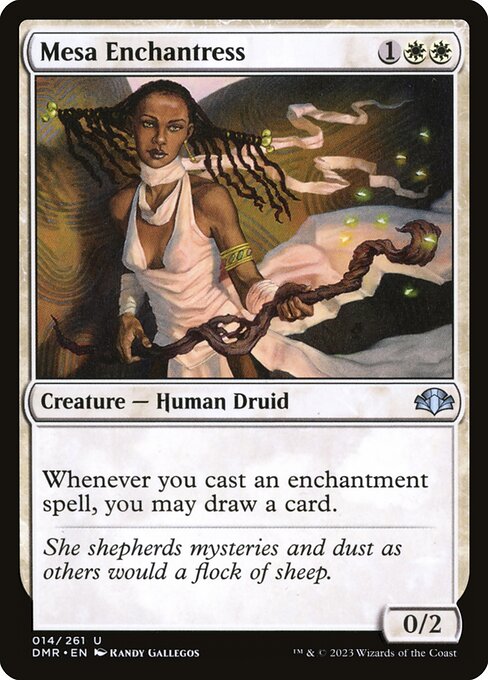 Mesa Enchantress DMR-14 Uncommon Near Mint Englisch Foil