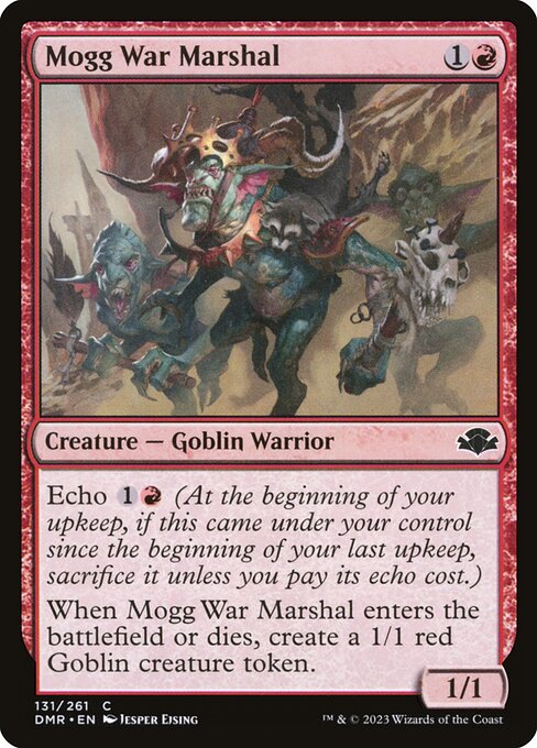 Mogg-Kriegsmarschall DMR-131 Common Played Englisch Foil