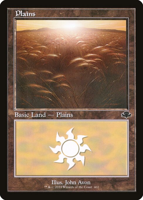 Plains DMR-402 Land Excellent Englisch Foil