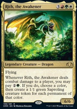 Rith, the Awakener DMR-198 Rare Near Mint Englisch Foil