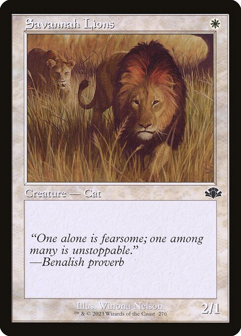 Savannenlöwen XDMR-270 Common Near Mint Englisch Foil