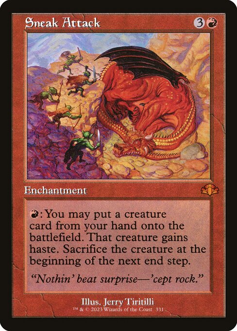 Sneak Attack XDMR-331 Mythic Light Played Englisch