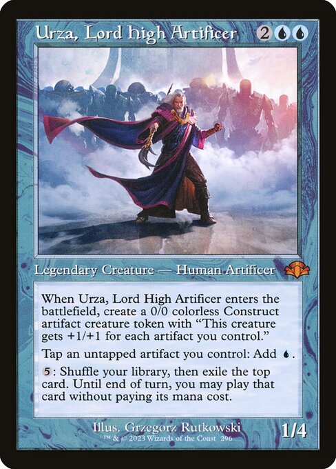 Urza, Erster Fürst der Handwerker (V.1) XDMR-296 Mythic Excellent Englisch