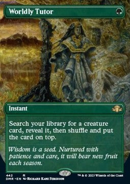 Worldly Tutor (V.2) XDMR-442 Rare Light Played Englisch