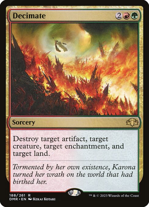 Decimate DMR-188 Rare Near Mint Englisch Foil