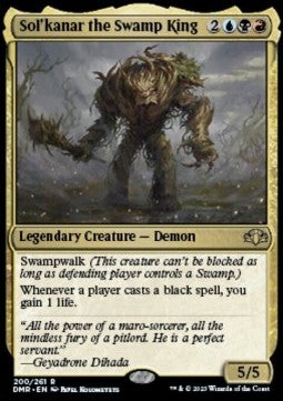 Sol'kanar the Swamp King DMR-200 Rare Near Mint Englisch Foil