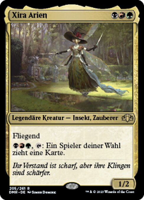 Xira Arien DMR-205 Rare Near Mint Deutsch