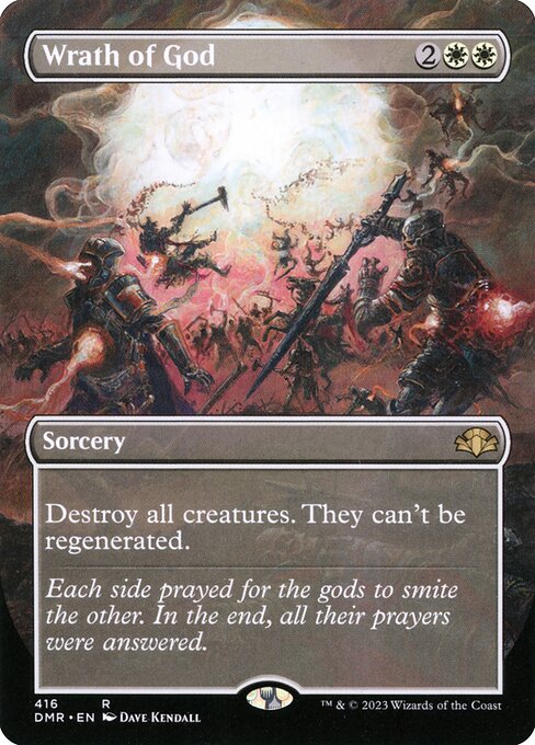 Wrath of God XDMR-416 Rare Near Mint Englisch Foil
