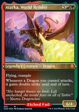 Atarka die Weltenschmelzerin SCD-1 Mythic Excellent Englisch Foil