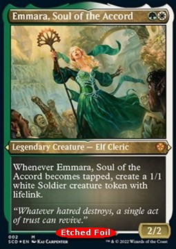 Emmara, Soul of the Accord SCD-2 Mythic Excellent Englisch Foil