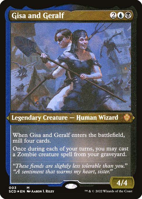 Gisa und Geralf SCD-3 Mythic Near Mint Englisch Foil