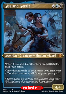 Gisa und Geralf SCD-3 Mythic Near Mint Englisch Foil