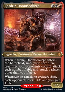 Kardur, Doomskar-Krieger SCD-5 Mythic Near Mint Deutsch Foil