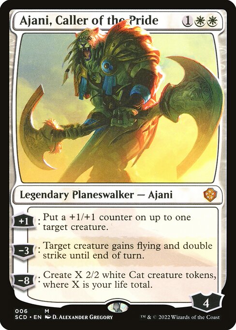 Ajani der Rudelrufer SCD-6 Mythic Excellent Deutsch