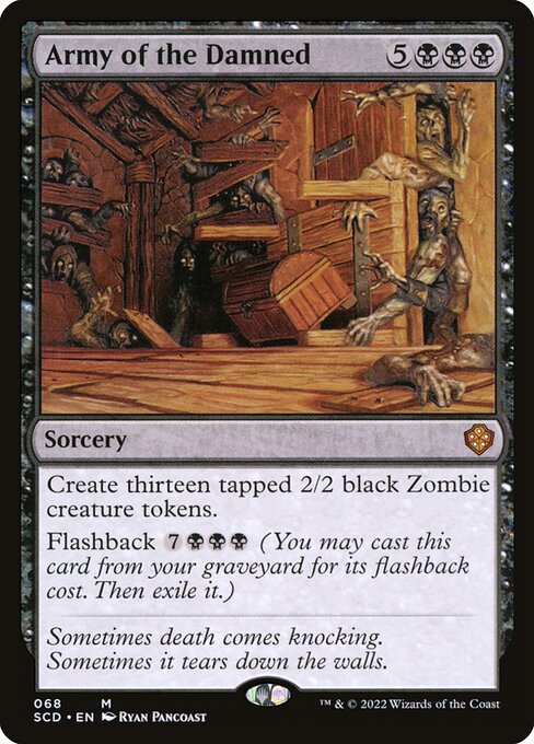Armee der Verdammten SCD-68 Mythic Excellent Englisch