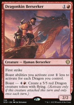 Drachenhaut-Berserker SCD-134 Rare Near Mint Deutsch