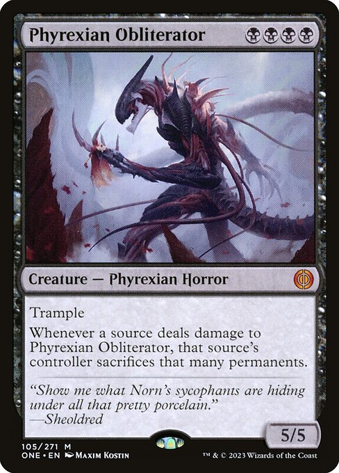 Phyrexian Obliterator ONE-105 Mythic Near Mint Englisch Foil