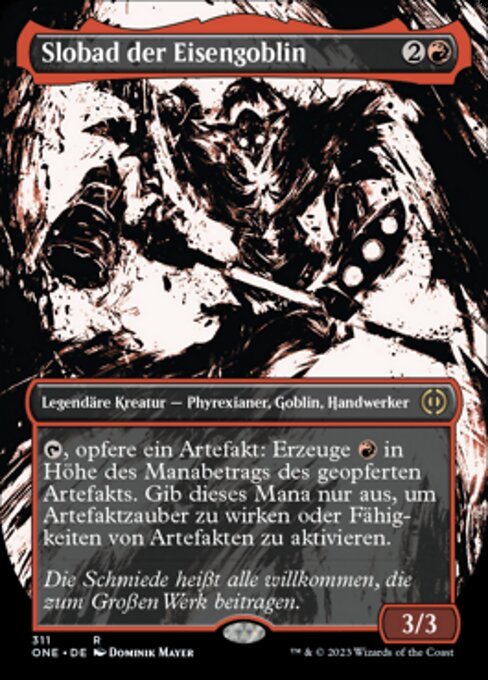 Slobad der Eisengoblin (V.1) XONE-311 Rare Near Mint Deutsch Foil