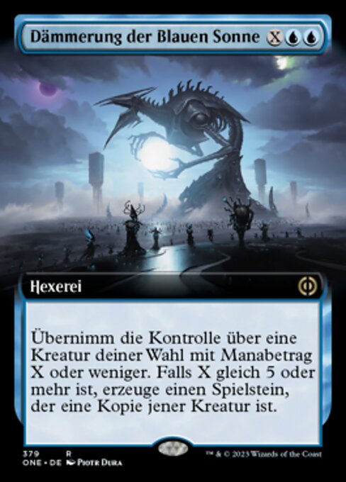 Dämmerung der Blauen Sonne XONE-379 Rare Near Mint Deutsch