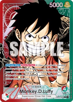 Monkey.D.Luffy (OP01-003) (V.2) OP01 Alternate Art Near Mint Englisch