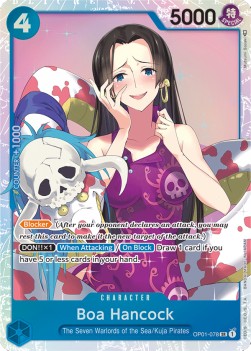 Boa Hancock (OP01-078) (V.1) OP01 Super Rare Near Mint Englisch