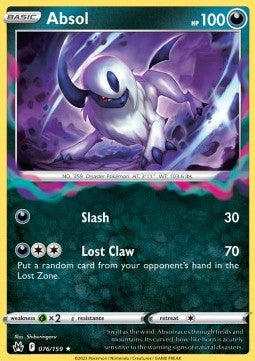 Absol CRZ-076 Holo Rare Near Mint Deutsch