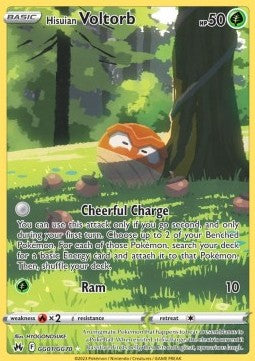 Hisuian Voltorb CRZ-GG01 Holo Rare Near Mint Englisch