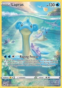 Lapras CRZ-GG05 Holo Rare Near Mint Englisch