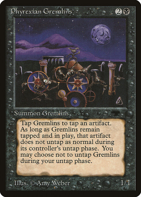 Phyrexian Gremlins ATQ- Common Light Played Englisch