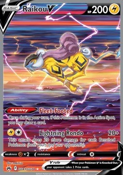 Raikou V CRZ-GG41 Ultra Rare Excellent Deutsch
