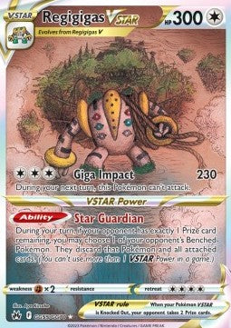 Regigigas VSTAR CRZ-GG55 Ultra Rare Near Mint Englisch