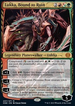 Lukka, Bound to Ruin ONE-207 Mythic Near Mint Englisch