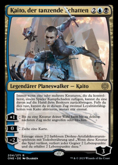 Kaito, der tanzende Schatten ONE-204 Rare Near Mint Deutsch