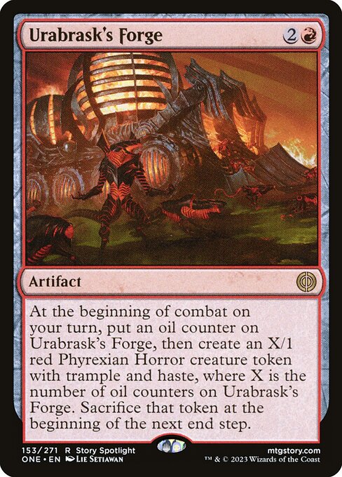 Urabrask's Forge ONE-153 Rare Near Mint Englisch