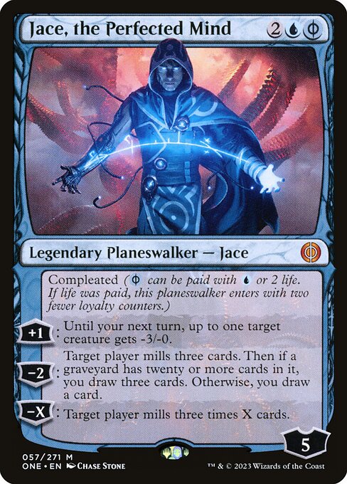 Jace, the Perfected Mind ONE-57 Mythic Near Mint Englisch Foil