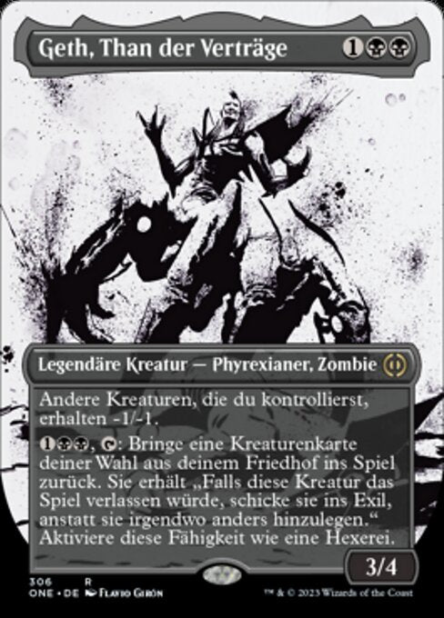 Geth, Than der Verträge (V.1) XONE-306 Rare Near Mint Deutsch Foil